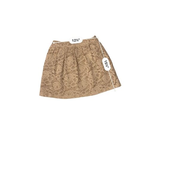 (5‎ for $25) Forever 21 Beige Lace MIni Skirt size XS - Picture 7 of 7